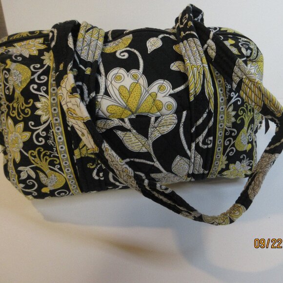 VINTAGE RETIRED 2009 VERA BRADLEY YELLOW BIRD PATTERN PURSE - Picture 3 of 6